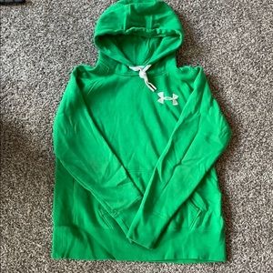 BRIGHT GREEN under armor hoodie!